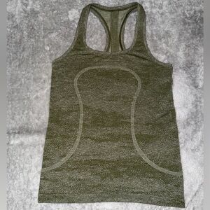 lululemon athletica Olive Green Racerback Tank